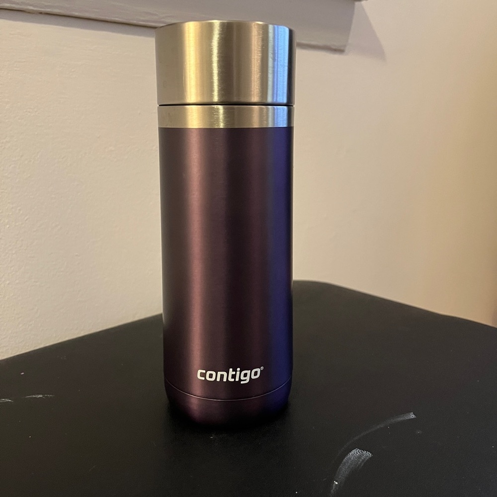 Contigo Stainless Steel and Purple Travel Mug